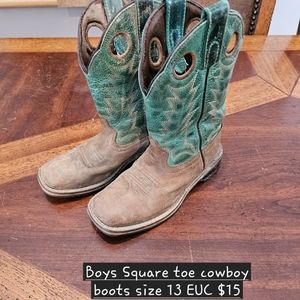 EUC Boys cowboy boots size 13